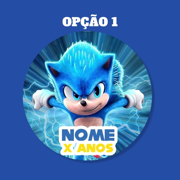 Adesivo Redondo Sonic - Image 2