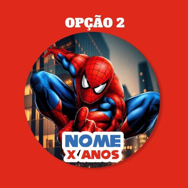 Adesivo Redondo Homem Aranha - Image 3