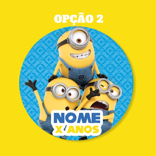 Adesivo Redondo Minions - Image 3