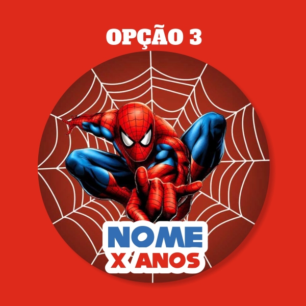 Adesivo Redondo Homem Aranha - Image 4