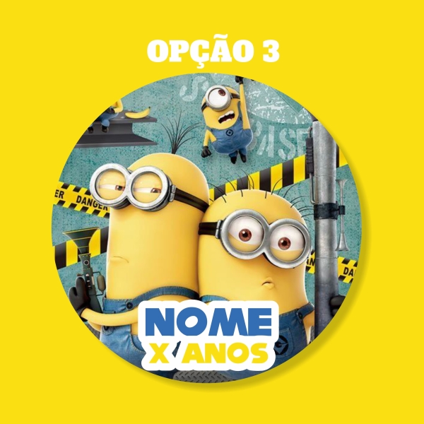 Adesivo Redondo Minions - Image 4