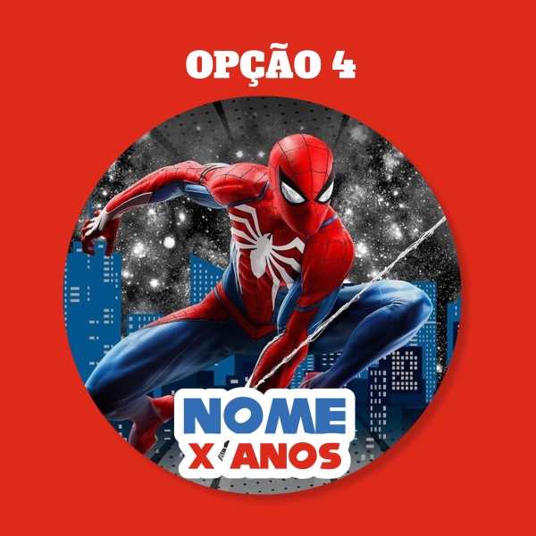 Adesivo Redondo Homem Aranha - Image 5