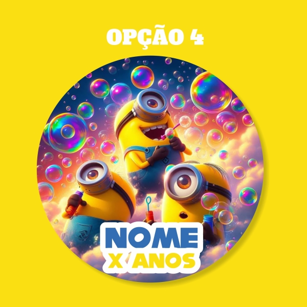 Adesivo Redondo Minions - Image 5